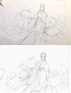 游鱼赴天宫

是今天给二期做的简单示范 ​​​​