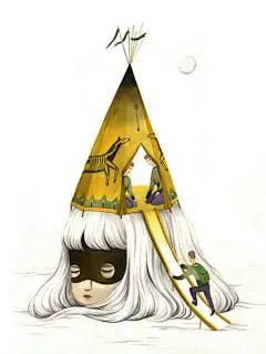 Andrea Wan 敏感细腻的手绘插画 超现实主义 诡异 童话 水彩 插画 手绘 儿童插画 个性插画 