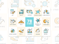 [美工云]78 Fintech Icons :  