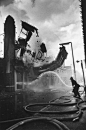 luzfosca: Abbas Attar - A Wall Crumbles Down, Belfast, UK, 1972