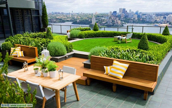 城市屋顶花园景观设计-园林吧