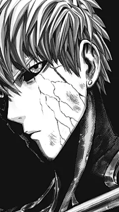 #动漫壁纸##一拳超人# 杰诺斯。 ​​​​