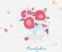 手绘红色花卉矢量图高清素材 AI 卡通 手绘 抽象 盆栽 矢量图 红色 线条 花卉 花朵 花盆 蝴蝶 鲜花 元素 免抠png 设计图片 免费下载 页面网页 平面电商 创意素材