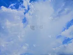 美丽的抽象蓝天和云景观背景和壁纸