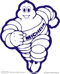 米其林轮胎矢量标志