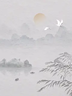 古风底图背景图海报背景设计中式海报背景 - 小红书