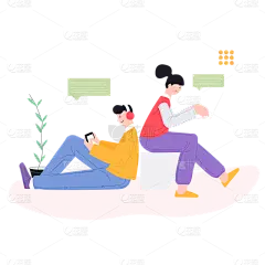 扁平-商务办公职业形象人物场景3