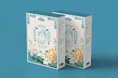 藕粉包装设计｜国潮风插画设计 - 小红书