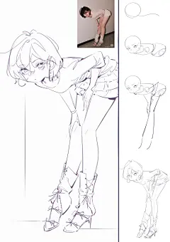 速写不会画透视？我看怎么个事儿 - 小红书