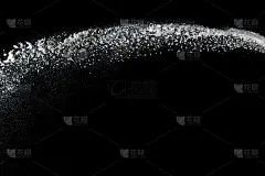 研磨食品,黑色背景,分离着色,白色,冻结的,壁纸样本,水平画幅,云,胡里节,组物体
