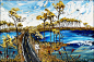 Justin Gaffrey的超酷立体油画艺术作品