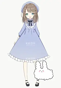 二次元人物   - 源文件下载【酷图网】二次元,人物,游戏,cg,美女,角色,
