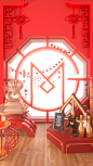 #视觉设计 #C4D #新年快乐 #娱乐 新年快乐 - 小红书