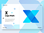 X Logo Mark graphicdesign letterlogo软件公司徽标技术徽标徽标符号徽标标记web头ui海报徽标-x xlogo logodesign品牌 _视觉采下来 #率叶插件，让花瓣网更好用#