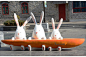 商场玻璃钢雕塑定制大型卡通兔摆件户外广场街区园林景观美陈装饰-淘宝网