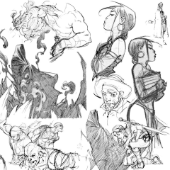 陈小黑黑采集到欧美插画表情