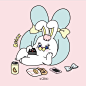 这只小兔子太迷人啦ins：momorei_art