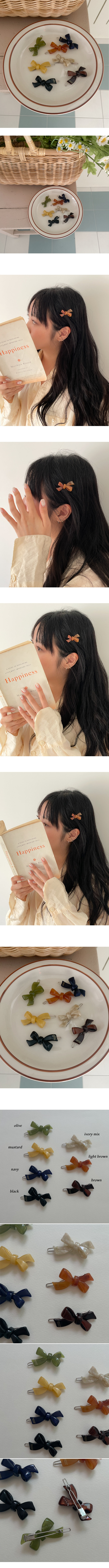 mika ribbon hairpin ...