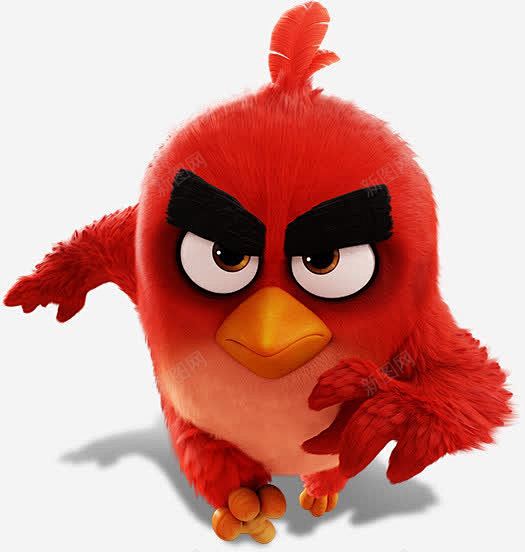 卡通愤怒的小鸟