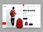 Nike: Bag & Backpack Header Exploration