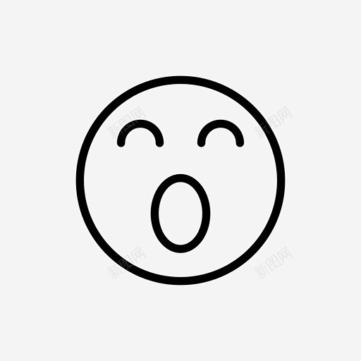 害怕表情脸 页面网页 平面电商 创意素材