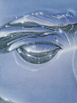 Gregory Bridges, 1986 The Eye of the Future 1988, 760 x 510 Gouache and Airbrush on Board