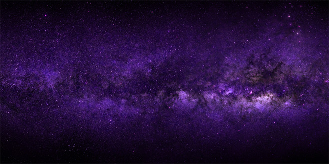 夜晚星空宇宙极光星系高清背景JPG图片影...