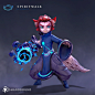 Baffling Presence - Shardbound, Hector Moran (HEC) : I recently had the opportunity to be part of a team of amazing freelancers making content for Spirit Walk's Shardbound.  This game has a very fun art style and great team working on it.

Concept by Jere