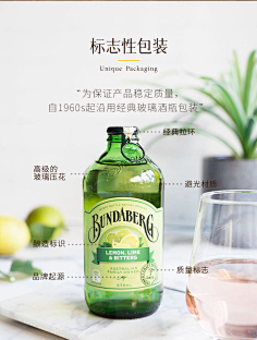 海报-花瓣网|陪你做生活的设计师 | 进口 宾得宝（Bundaberg） 含气青柠汁饮料 375ml*6瓶装【行情 报价 价格 评测】-京东