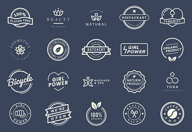 圆形徽标徽章logo标志矢量图素材