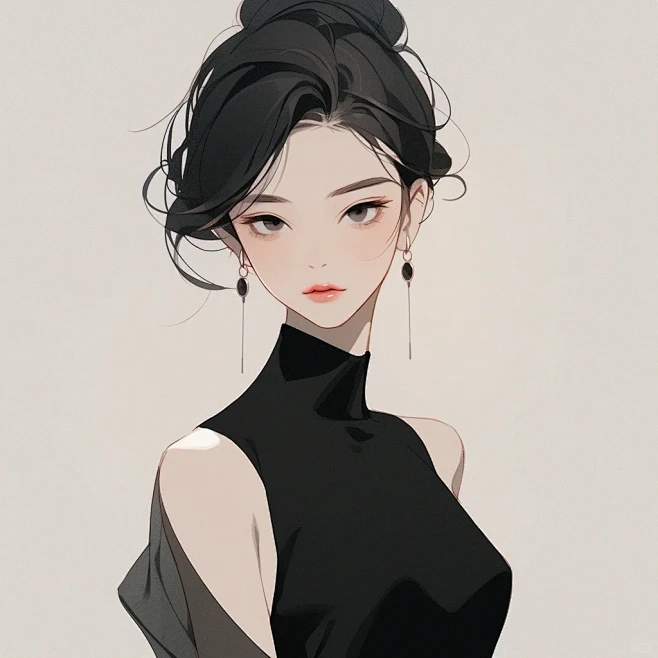 女生头像 | 极简主义