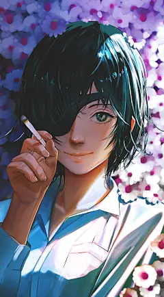 电锯人插画Ganet_P 插画作品