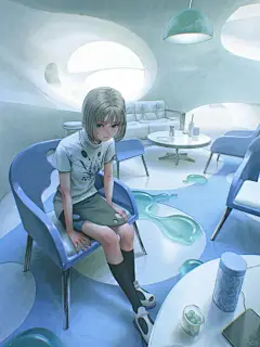 插画分享｜kanikumitoi 阴郁色调 异想世界 - 小红书