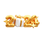 New year 2024  3D Icon