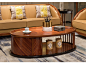 辟古 现代新中式全实木沙发组合 简约轻奢大户型别墅客厅家具BW-淘宝网
