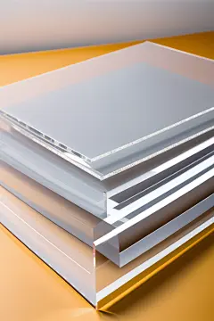 矩形标牌亚克力板摄影图图片