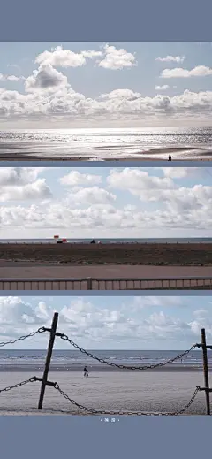 看透不美好仍相信美好，见过不善良依旧善良『蓝白海边风景无水印壁纸』#小清新壁纸##聊天背景图#​​​