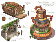 有鱼溺水了采集到插画