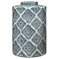 13" Oran Canister, Blue/White