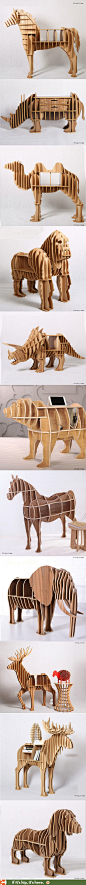The 20 most awesome animal bookcases, desks and end tables you can buy. They ship flat-packed and are easily assembled without nails or glue. More at http://www.ifitshipitshere.com/awesome-animal-furniture/: 
