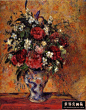 Camille Pissarro - Vase of Flowers_画家Pissarro, Camille_高清油画大图下载_高仿画_古典油画_世界名画苑_Shijieminghua.com_全球艺术品欣赏门户！