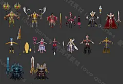 王者荣耀/美术资源/q版模型/人物/3D模型/unity3d/U3D手游/素材-淘宝网