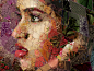 Aphrodites : A series of digital mosaics on canvas dedicated to the goddesses of beauty.