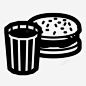 汉堡套餐快餐汉堡图标 icon 标识 标志 UI图标 设计图片 免费下载 页面网页 平面电商 创意素材
