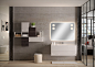 Arca Mobili Proxima bath room collection : Bathroom interior rendering