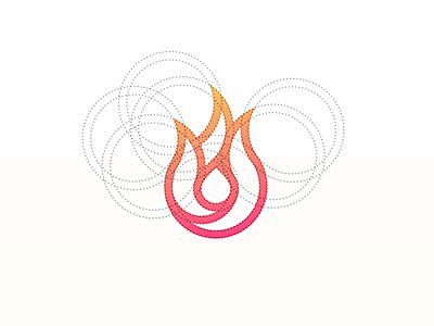 LOGO  火 元素 火龙果logo #...