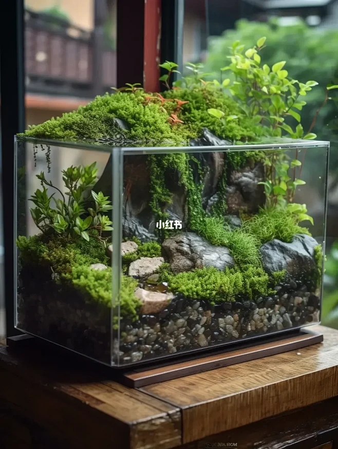 微景观造景欣赏2 | midjourney AI造景-花瓣网