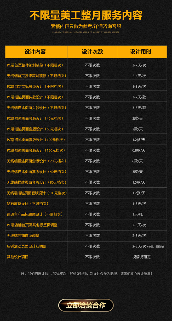 服务定制