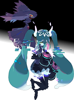 爆炒熊猫采集到口袋x初音