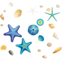 夏季海滩沙滩素材